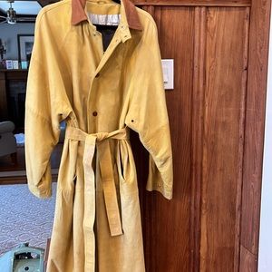 Men’s vintage Silverado leather duster